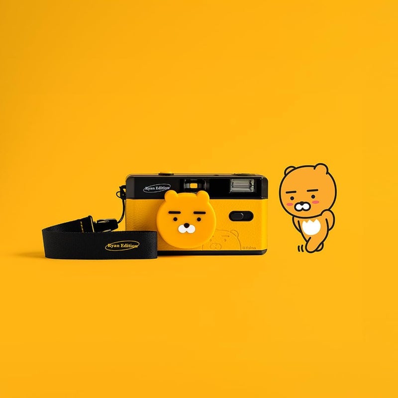 COREX Kakao Friends Reusable 35mm Film Camera [Ryan Edition], Fixed-Focus and Wide Angle, Build in Flash and Compatible with 35mm Color Negative or B/W Film (Film and Battery NOT Included) - Image 3